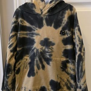 MUNSTER Tie-Dye Hoodie with Front Pocket